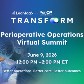 Transform Perioperative Operations Virtual Summit